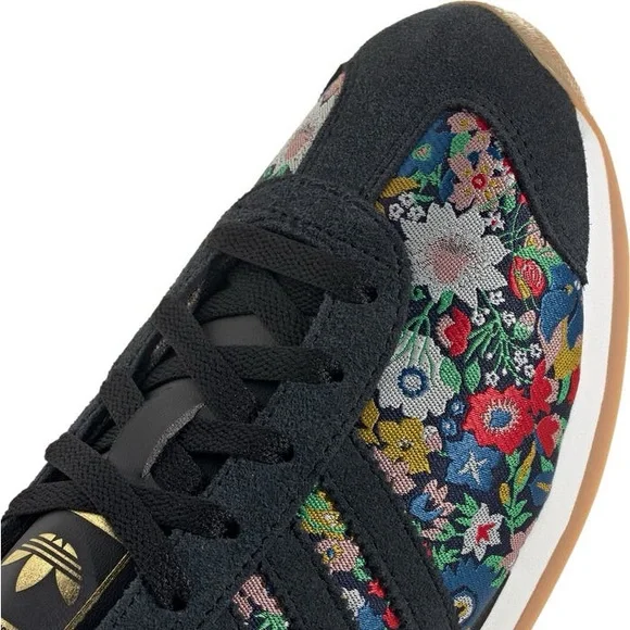 Liberty of London Black Floral Sneakers - Picture 10 of 12